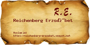 Reichenberg Erzsébet névjegykártya
